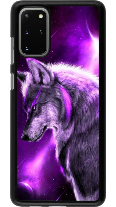Hülle Samsung Galaxy S20+ - Purple Sky Wolf
