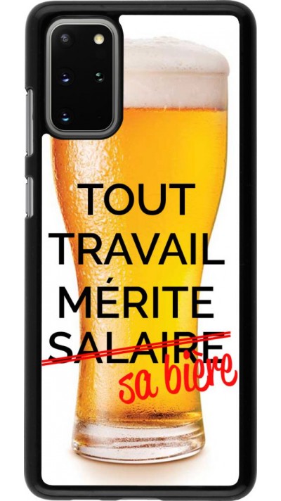 Coque Samsung Galaxy S20+ - Tout travail mérite sa bière