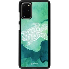 Coque Samsung Galaxy S20+ - Turtle Aztec Watercolor