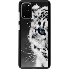 Hülle Samsung Galaxy S20+ - White tiger blue eye
