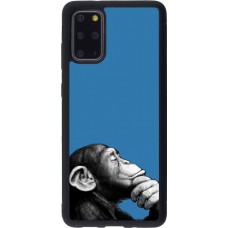Hülle Samsung Galaxy S20+ - Silikon schwarz Monkey Pop Art