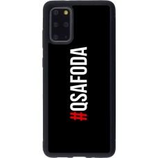 Coque Samsung Galaxy S20+ - Silicone rigide noir Qsafoda 1