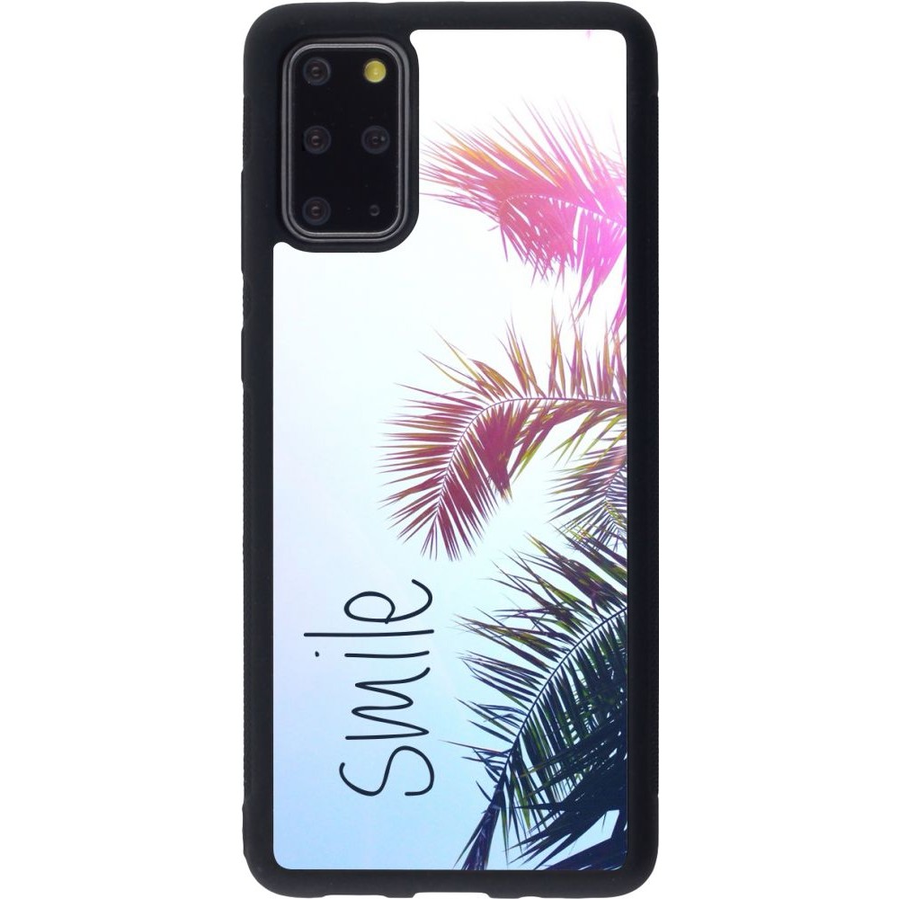 Coque Samsung Galaxy S20+ - Silicone rigide noir Smile 05