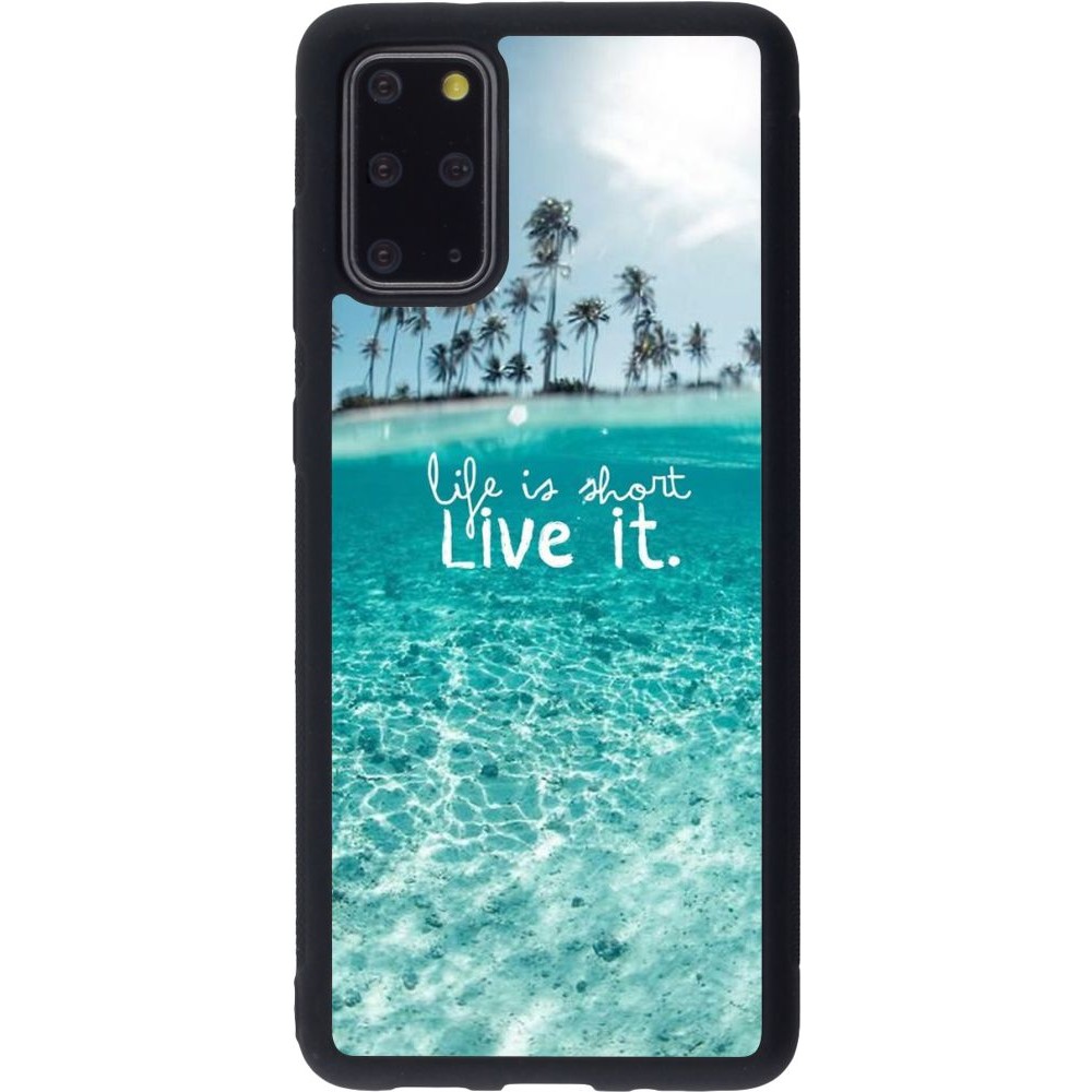 Coque Samsung Galaxy S20+ - Silicone rigide noir Summer 18 24