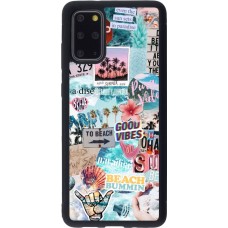 Coque Samsung Galaxy S20+ - Silicone rigide noir Summer 20 collage