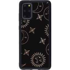 Coque Samsung Galaxy S20+ - Silicone rigide noir Suns and Moons