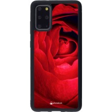 Hülle Samsung Galaxy S20+ - Silikon schwarz Valentine 2022 Rose