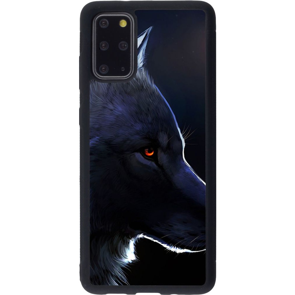 Hülle Samsung Galaxy S20+ - Silikon schwarz Wolf Shape