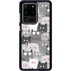 Hülle Samsung Galaxy S20 Ultra - Katzenschwärme