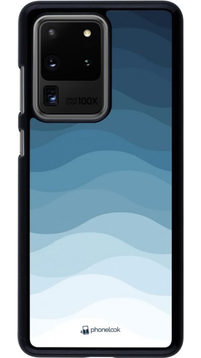Hülle Samsung Galaxy S20 Ultra - Flat Blue Waves