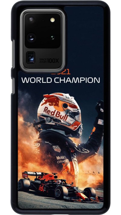 Coque Samsung Galaxy S20 Ultra - Max Verstappen 2021 World Champion