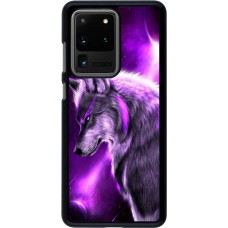 Hülle Samsung Galaxy S20 Ultra - Purple Sky Wolf