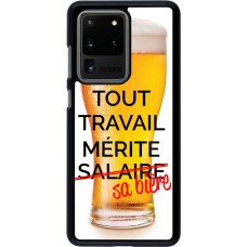 Coque Samsung Galaxy S20 Ultra - Tout travail mérite sa bière