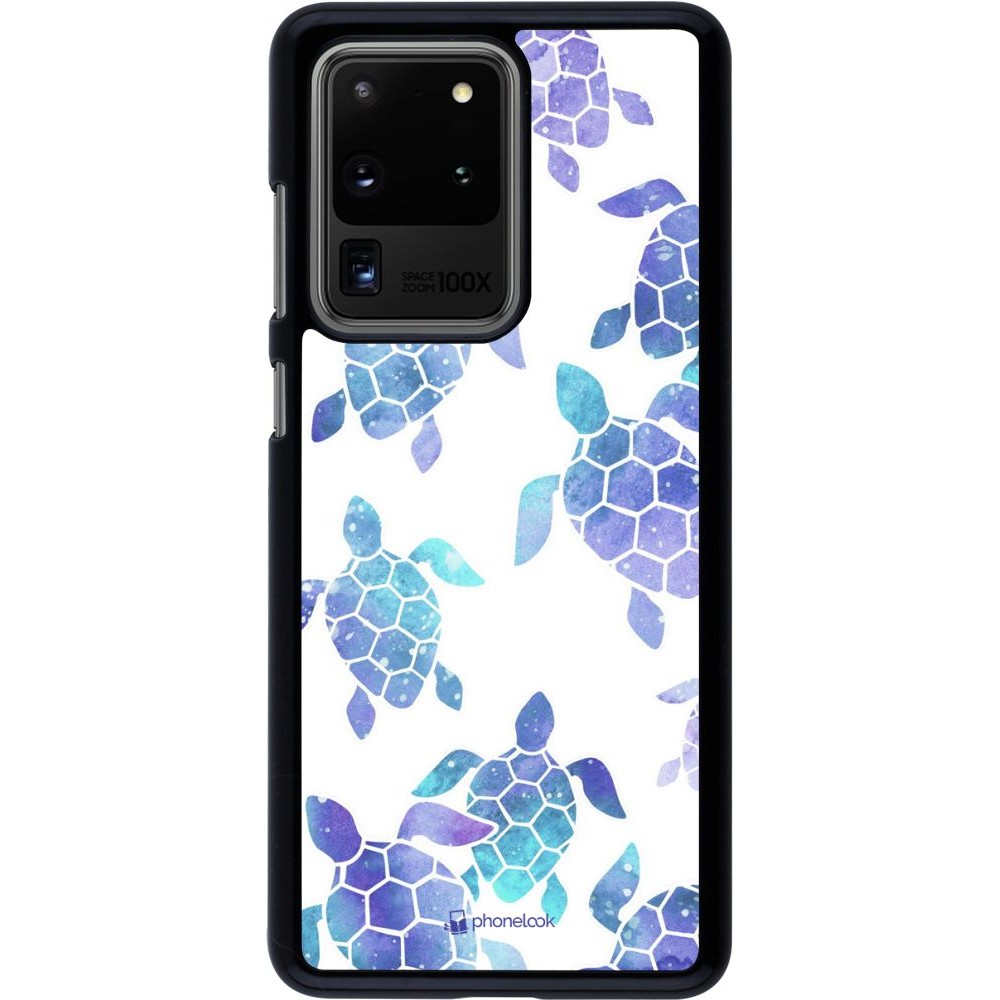 Hülle Samsung Galaxy S20 Ultra - Turtles pattern watercolor