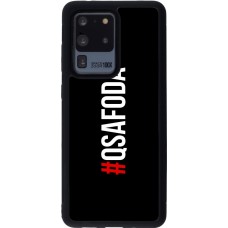 Coque Samsung Galaxy S20 Ultra - Silicone rigide noir Qsafoda 1