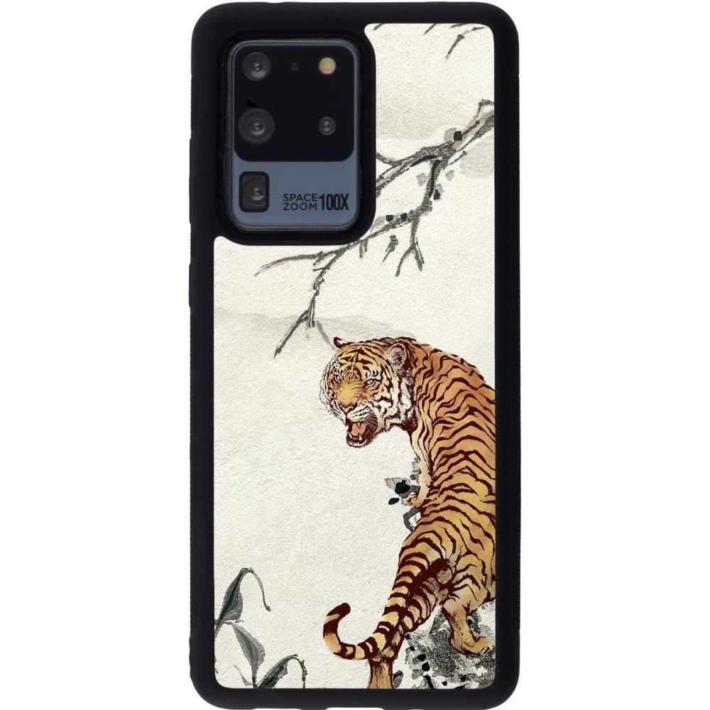 Coque Samsung Galaxy S20 Ultra - Silicone rigide noir Roaring Tiger