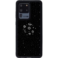Coque Samsung Galaxy S20 Ultra - Silicone rigide noir Space Doodle