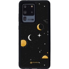 Hülle Samsung Galaxy S20 Ultra - Silikon schwarz Space Vect- Or