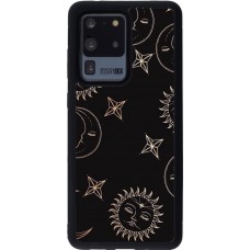 Coque Samsung Galaxy S20 Ultra - Silicone rigide noir Suns and Moons