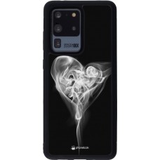 Hülle Samsung Galaxy S20 Ultra - Silikon schwarz Valentine 2022 Black Smoke