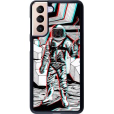 Coque Samsung Galaxy S21 5G - Anaglyph Astronaut