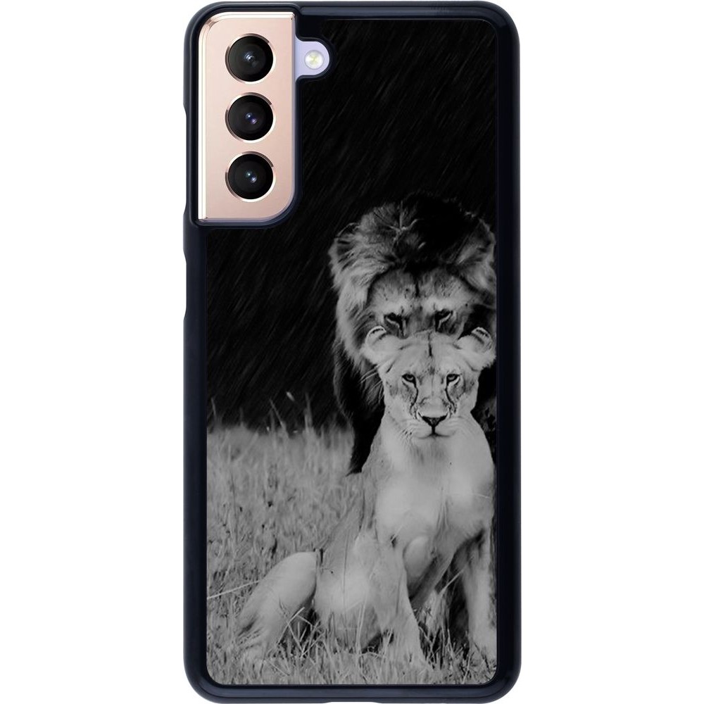Coque Samsung Galaxy S21 5G - Angry lions