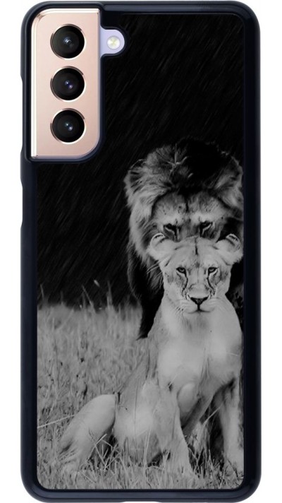 Coque Samsung Galaxy S21 5G - Angry lions