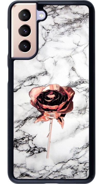 Hülle Samsung Galaxy S21 5G - Marble Rose Gold