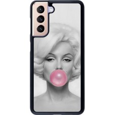 Coque Samsung Galaxy S21 5G - Marilyn Bubble