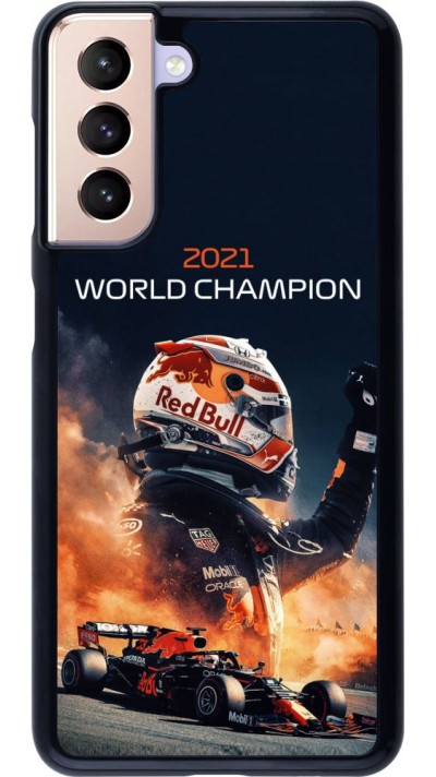 Hülle Samsung Galaxy S21 5G - Max Verstappen 2021 World Champion