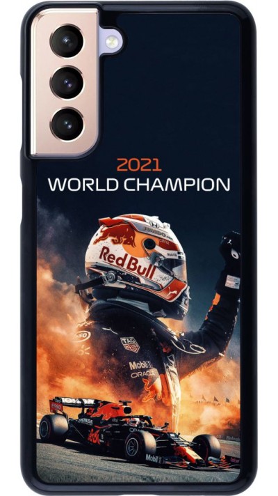 Coque Samsung Galaxy S21 5G - Max Verstappen 2021 World Champion