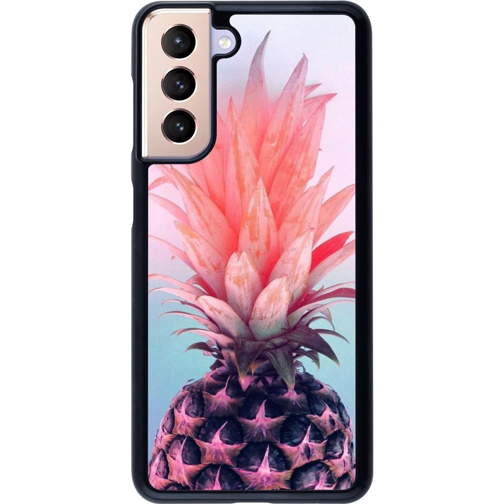 Hülle Samsung Galaxy S21 5G - Purple Pink Pineapple