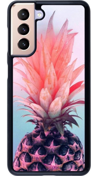 Coque Samsung Galaxy S21 5G - Purple Pink Pineapple