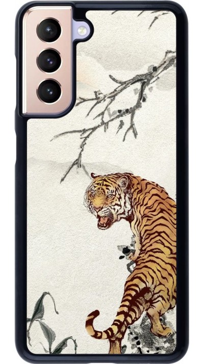 Coque Samsung Galaxy S21 5G - Roaring Tiger