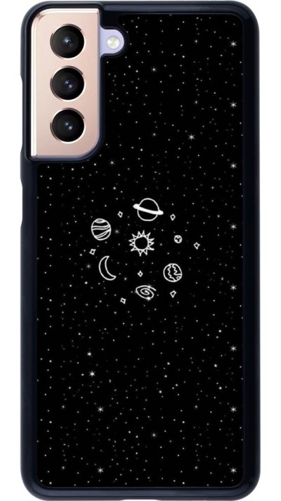 Coque Samsung Galaxy S21 5G - Space Doodle