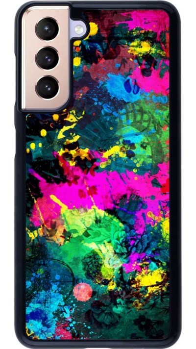 Coque Samsung Galaxy S21 5G - splash paint