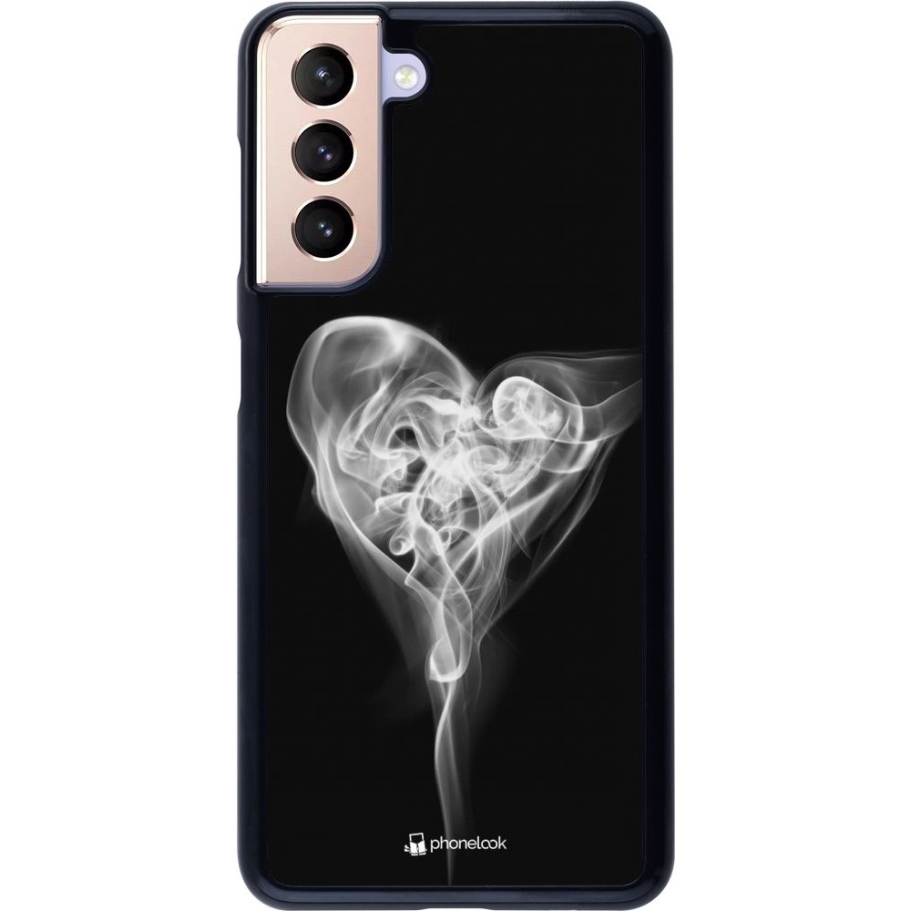 Coque Samsung Galaxy S21 5G - Valentine 2022 Black Smoke