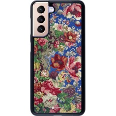 Hülle Samsung Galaxy S21 5G - Vintage Art Flowers