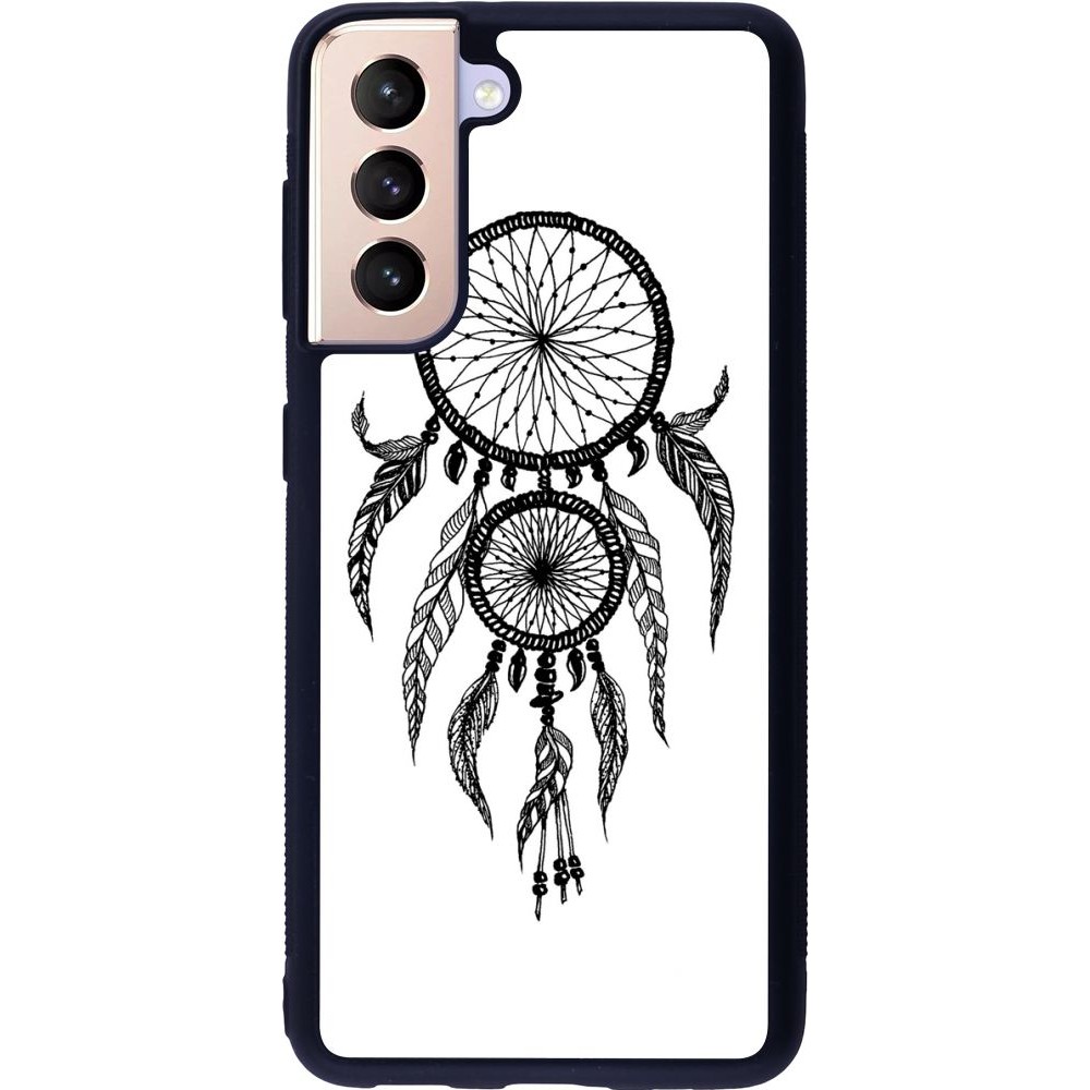 Hülle Samsung Galaxy S21 5G - Silikon schwarz Dreamcatcher 02