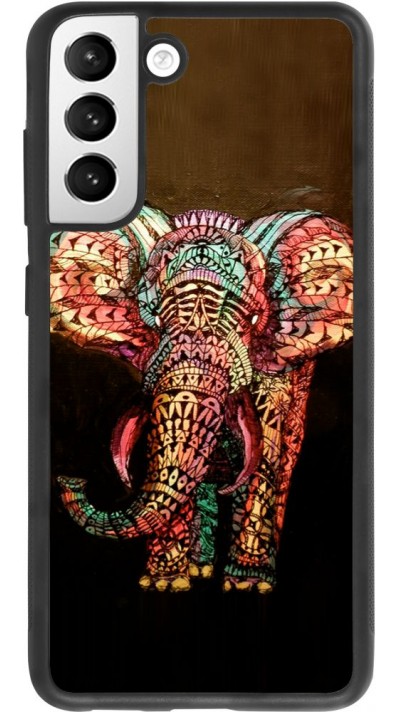 Coque Samsung Galaxy S21 FE 5G - Silicone rigide noir Elephant 02