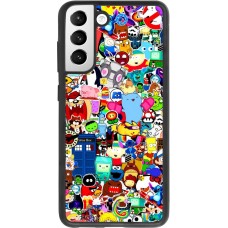 Coque Samsung Galaxy S21 FE 5G - Silicone rigide noir Mixed cartoons