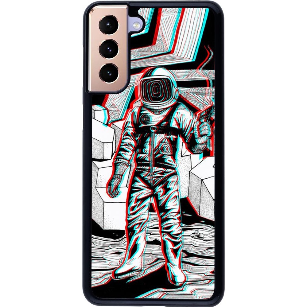 Coque Samsung Galaxy S21+ 5G - Anaglyph Astronaut