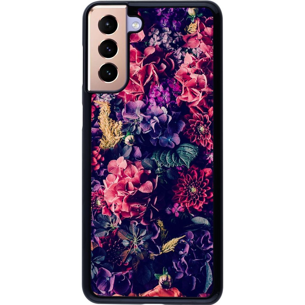 Coque Samsung Galaxy S21+ 5G - Flowers Dark