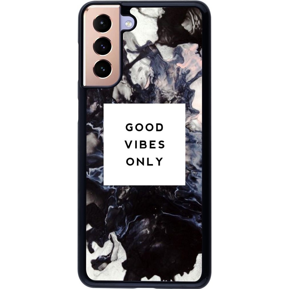 Coque Samsung Galaxy S21+ 5G - Marble Good Vibes Only