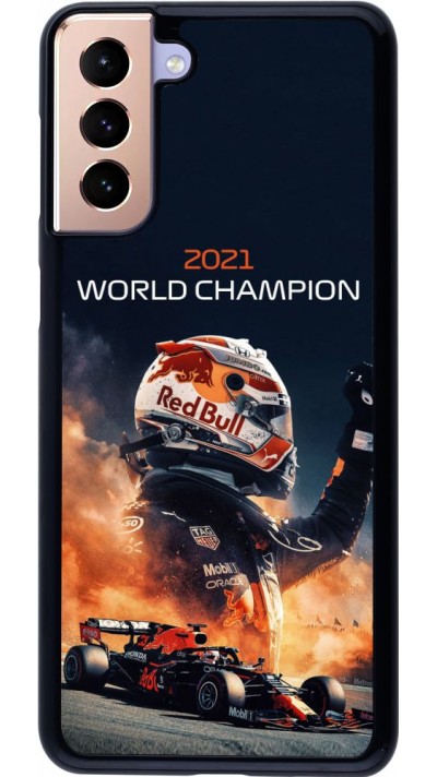 Hülle Samsung Galaxy S21+ 5G - Max Verstappen 2021 World Champion