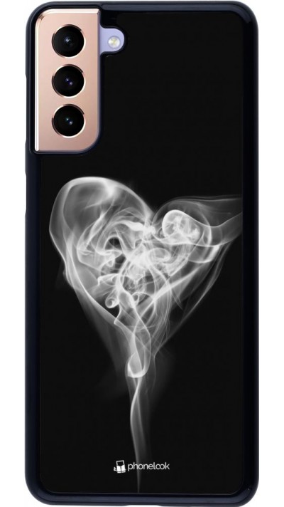 Hülle Samsung Galaxy S21+ 5G - Valentine 2022 Black Smoke