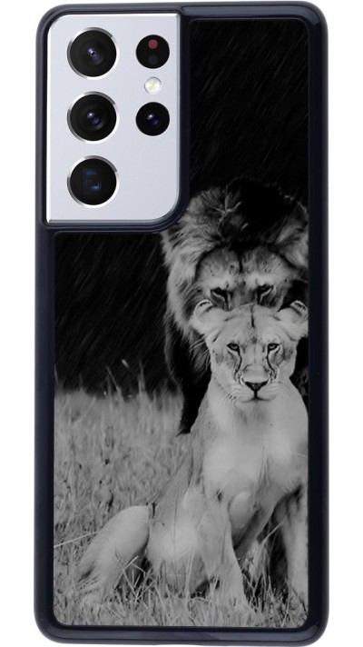Coque Samsung Galaxy S21 Ultra 5G - Angry lions