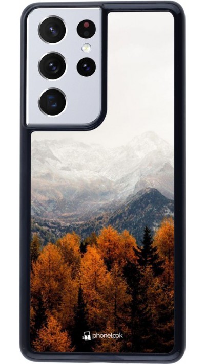 Hülle Samsung Galaxy S21 Ultra 5G - Autumn 21 Forest Mountain