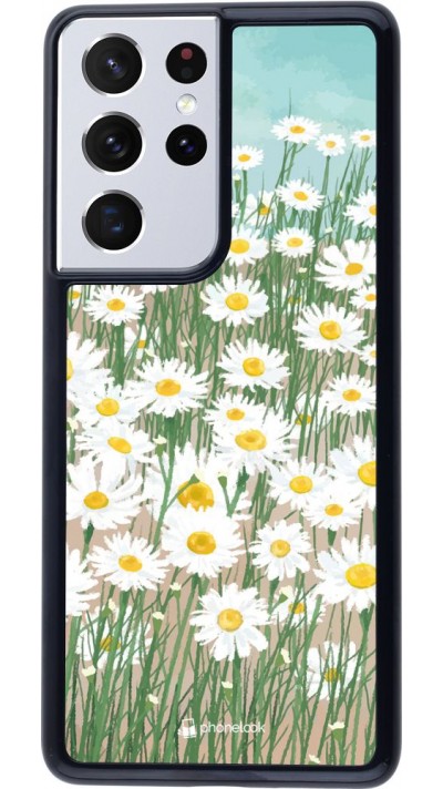 Hülle Samsung Galaxy S21 Ultra 5G - Flower Field Art