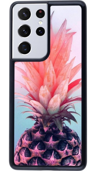 Coque Samsung Galaxy S21 Ultra 5G - Purple Pink Pineapple